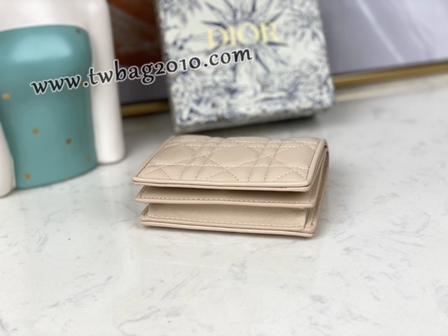 Dior专柜新款钱包迪奥高仿原单lady牛皮零钱包卡包 djfk1578